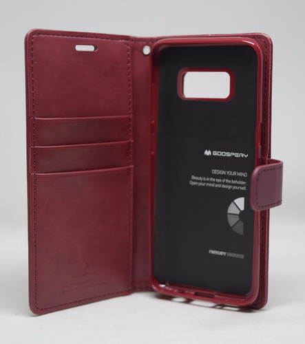 Funda Galaxy S8 Goospery Bluemoon Diary Cartera Vino