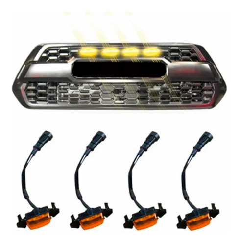 Luces Led Grill Ámbar Para Grill Parrilla Tacoma.kit 