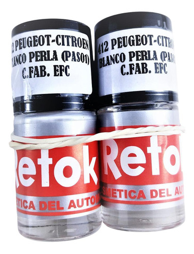 Pintura Retok Peugeot Citroen Blanco Perla Nacre  Fab. Efc