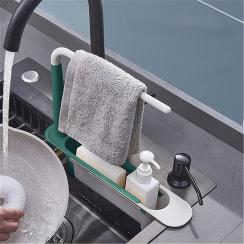 A Kitchen Sink Support Retractable Pi Drain Rack