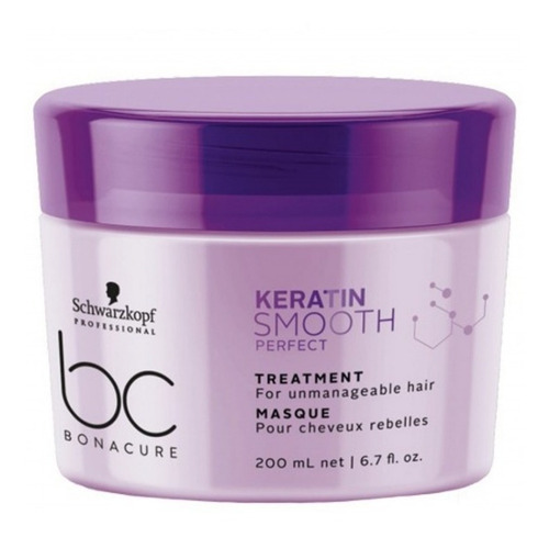 Imagen 2 de 2 de Schwarzkopf Tratamiento Keratin Smooth Perfect 200ml