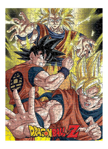 Rompecabezas Dragon Ball Z Fases De Saiyajin Goku Kakaroto