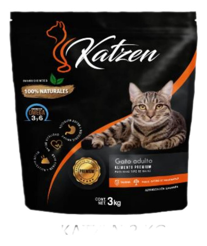 Alimento Para Gato Adulto Katzen 3kg Todas Las Razas