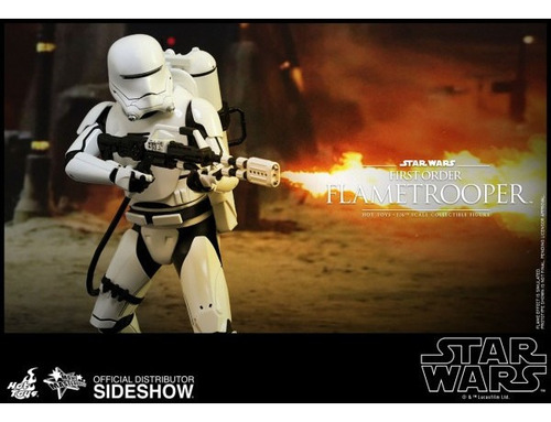 Star Wars Hot Toys First Order Flametrooper Escala 1/6