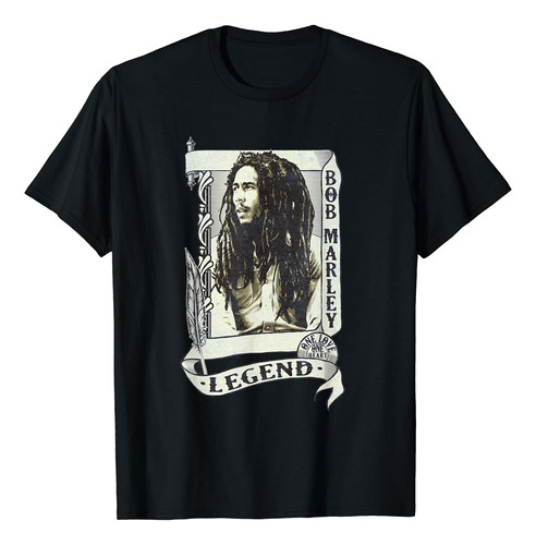 Camiseta Bob Marley Legend Scroll