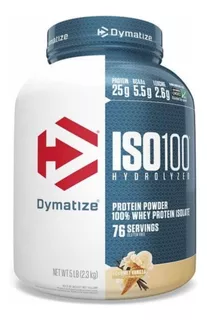 Whey Protein Hidrolisado Iso 100 2,3kg Dymatize Baunilha