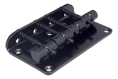Puente De Bajo De 4 Cuerdas De 80mm, Repuesto De Metal Negro