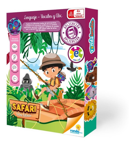Juego Safari Entre Letras Abc De Edutoys Con App - Toy Store