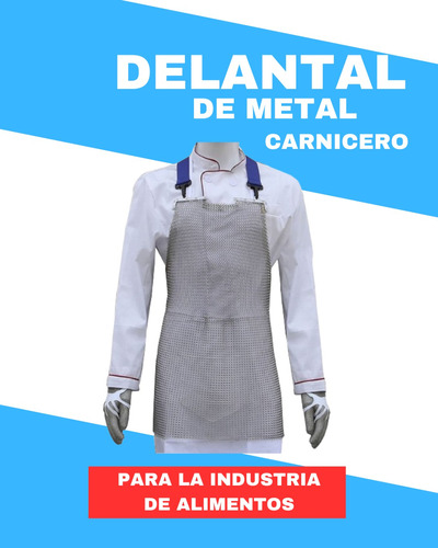 Delantal Metal Carnicero Anticorte