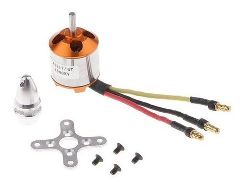 Motor 2217-6t 1500kv Brushless C/ Spinner