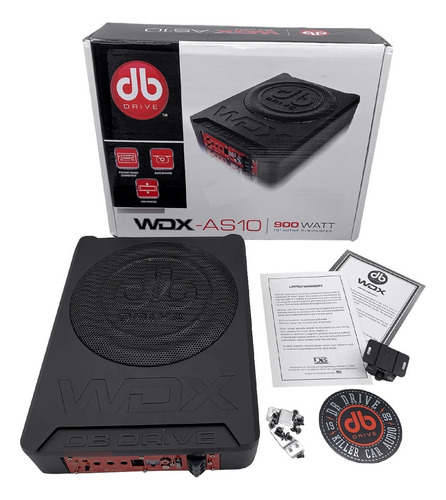 Subwoofer Db Drive Wdx10as Amplificador 10 Pulgadas 900w