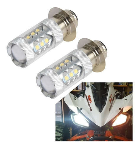 Par Ampolletas Led Para Motos Yamaha Atvs Yfm3 400 660