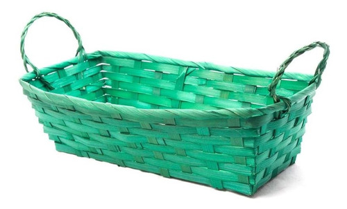 Rec Canasta 28x14x8cm Verde Os - *