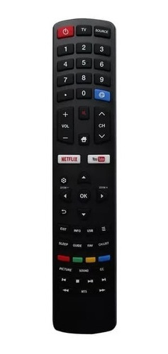 Tv Control Remoto Para Daewoo Smart Tv Led Lcd-206