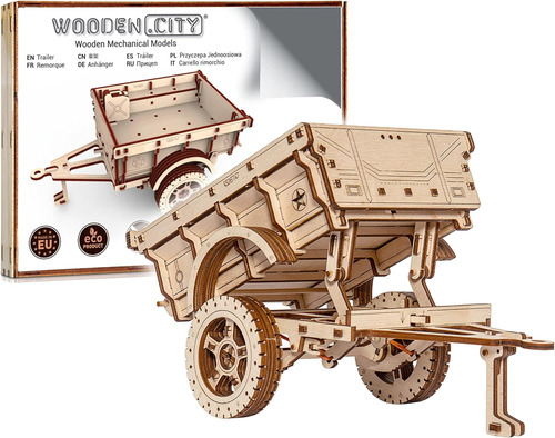 Rompecabezas 3d De Madera Wooden.city Trailer Para Adultos -