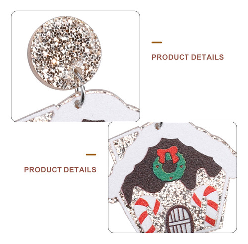 2 Pares De Pendientes Navideños Para Mujer, Joyas De Regalo