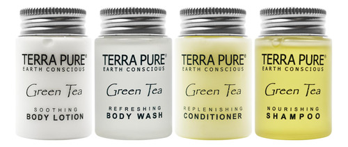 Terra Pure Green Tea 1.0 Oz. Juego De Articulos De Tocador |