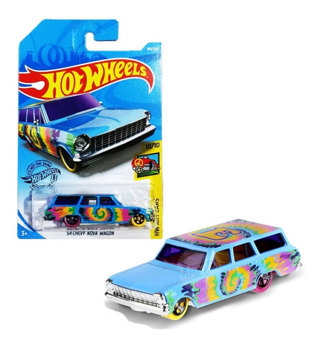 64 Chevy Nova Wagon 10/10 Hot Wheels Hw Art Cars