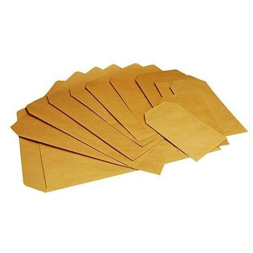 Sobres Bolsa Manila Oficio 25x35 Cm 80grs X100 Unidades Color Marrón Liso