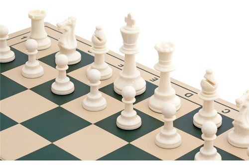 Tablero Ajedrez Profesional 42x42 Cm Gran Calidad Estrategia