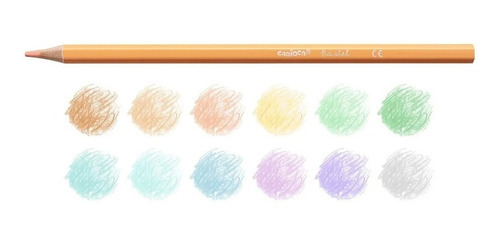 Lapices Color Carioca Pastel X 12 Designed In Italy