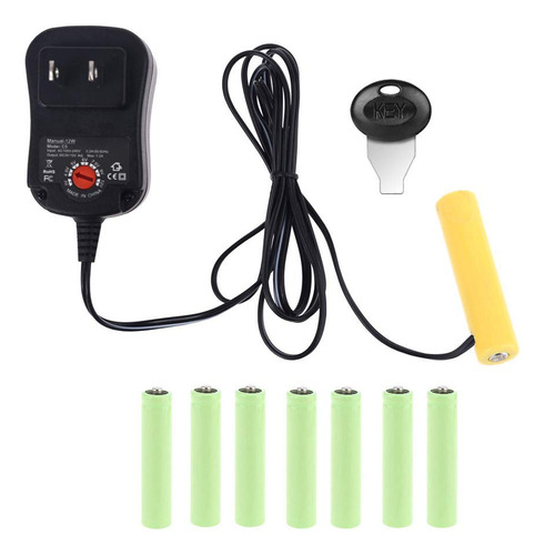 T-hot Eliminador De Batería Ajustable 3 V 4.5 V 6 V 9 V 12 V Aaa Adaptador De Fuente De Alimentación De Repuesto 2 8 Pilas Aaa