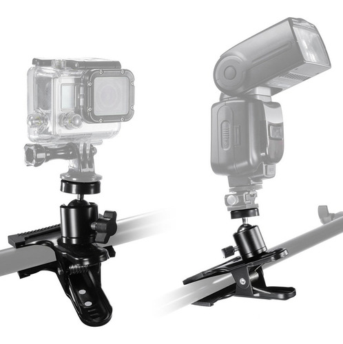 Tripé Clip Mount Spring Clamp Holder Com Cabeça De Bola