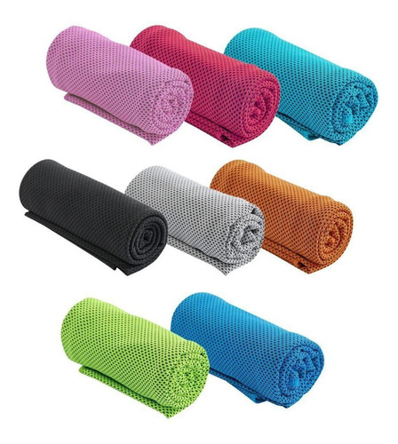 Toalla Refrescante De 8 Piezas, Toalla De Hielo Para Cuello,