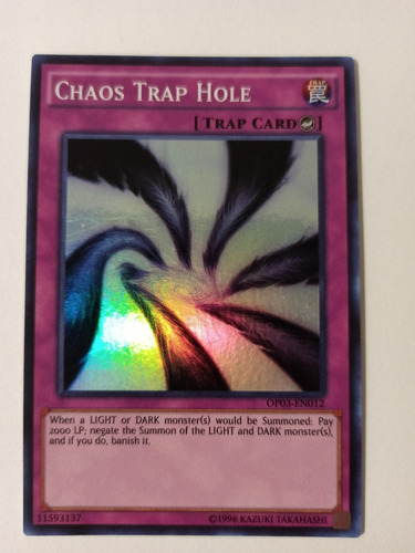 Chaos Trap Hole - Super Rare    Op03