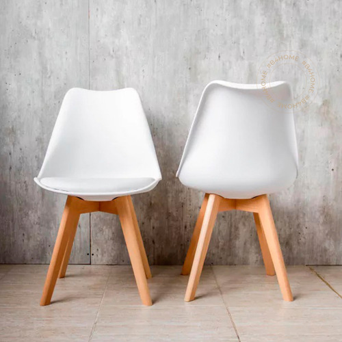 Imagen 2 de 8 de Pack X 2 Silla Tulip Eames