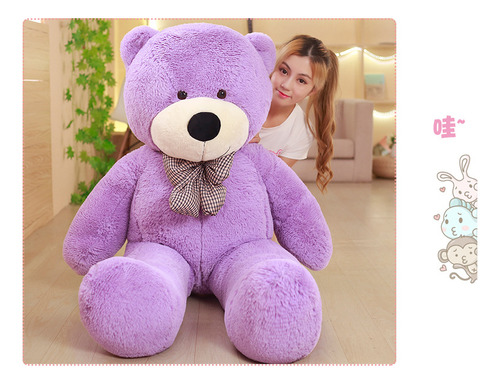Urso De Pelúcia Gigante Para Meninas Com Pelúcia Macia E 60