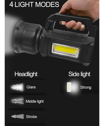 Linternas Recargables V, Lúmenes Altos, Lúmenes De Luz Bri 8
