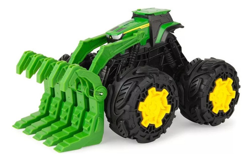 Tractor John Deere Kids Monster Treads Rev Up Tomy Tractor Verde