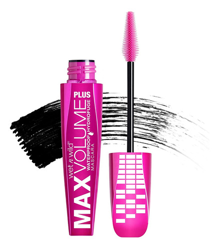 Mascara Pestaña Wet N Wild Max Volume Plus Waterproof 