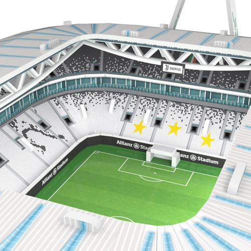 Rompecabezas 3d Estadio Fútbol Armable Juventus