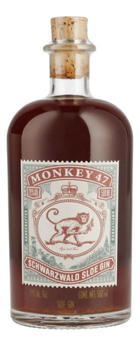 Paquete De 3 Ginebra Monkey 47 Sloe 500 Ml