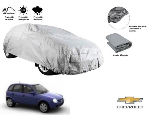 Cubierta Funda Cubreauto Afelpada Chevrolet Chevy 4p 2007