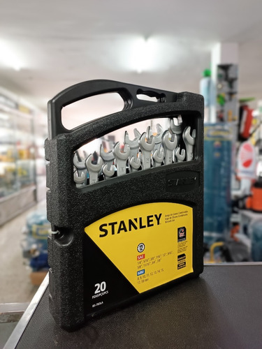 Juego De Llaves Combinadas Stanley PuLG/met 20 Piezas