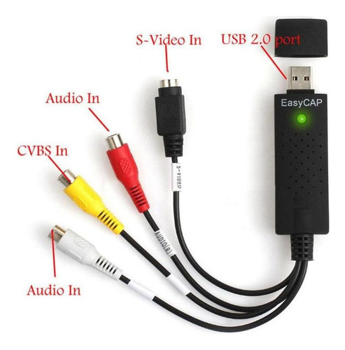 Usb 2. Adaptadores De Dispositivo Vhs Vcr Tv A Dvd Conversor