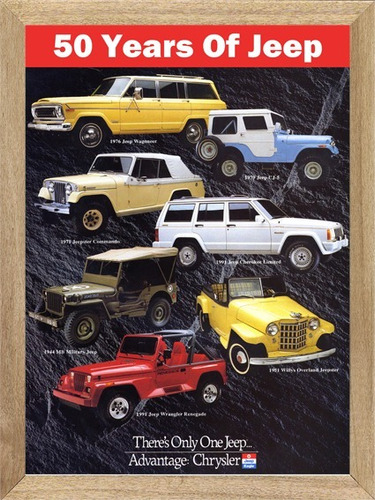  Jeep Cuadros Publicidad Poster Carteles   X224
