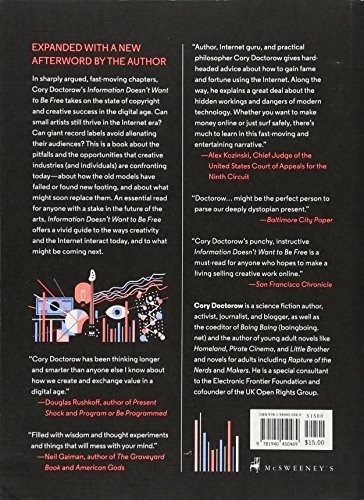 Information Doesnt Want To Be Free Laws For The..., de Doctorow, Cory. Editorial McSweeneys Publishing en inglés