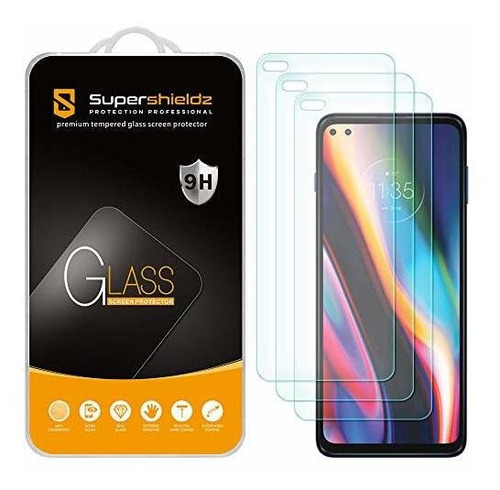 (paquete De 3) Supershieldz Para Motorola (moto G 5g Plus) P