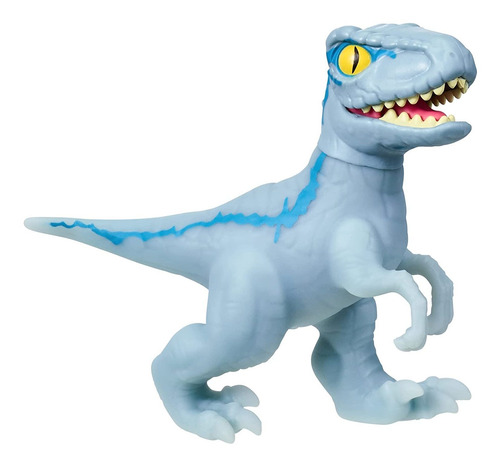 Dinosaurio Mordisco Estirable Juguete Jurassic World Azul