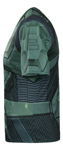 Halo 1 Master Chief John 117 - Camiseta Corta Para Disfraz D