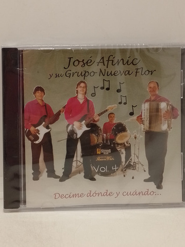 José Afinic Y Su Nuevo Grupo Decime Dónde Y Cuándo Cd Nuevo 