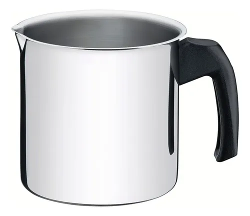 comprar Taza Tramontina para café con leche por inducción, 2 litros, de acero inoxidable