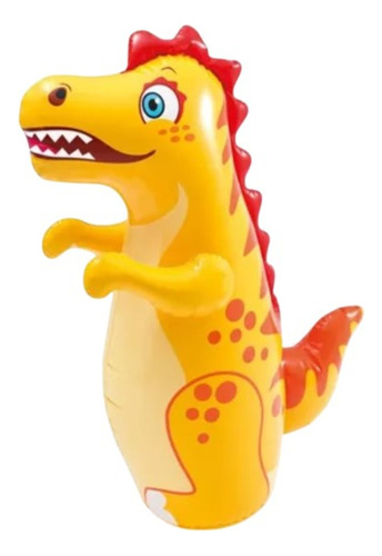 Mono Porfiado Inflable Dinosaurio Juego Juguete Infantil Box