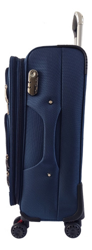Set De Maletas De Viaje Con Ruedas 3 Pzs Golden Star Azul Oscuro