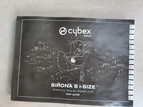 Silla De Bebé Para Auto Cybex Gold Sirona S I-size Soho Grey (Usado)