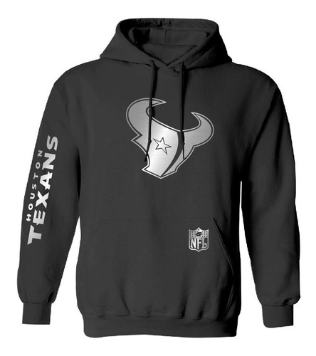 Sudadera Mod Houston Texans Nfl Silver Edition Reflejante